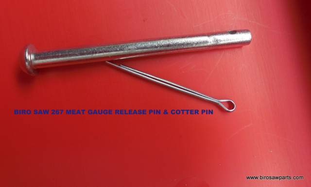 Meat Gauge Release Pin and Key for Biro 34 & 3334 Saw Replaces #270-267